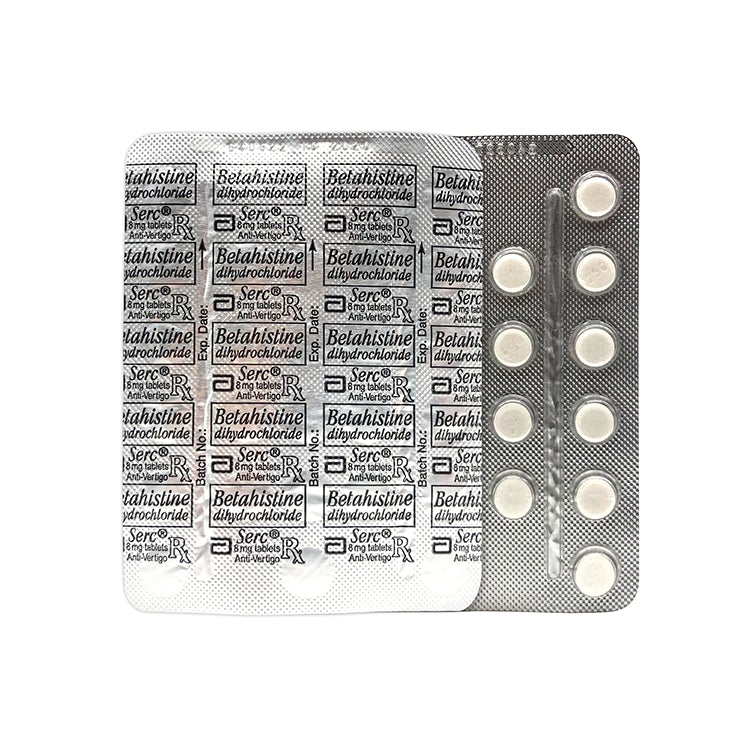 SERC Betahistine Hydrochloride 8mg Tablet 100's price in the ...