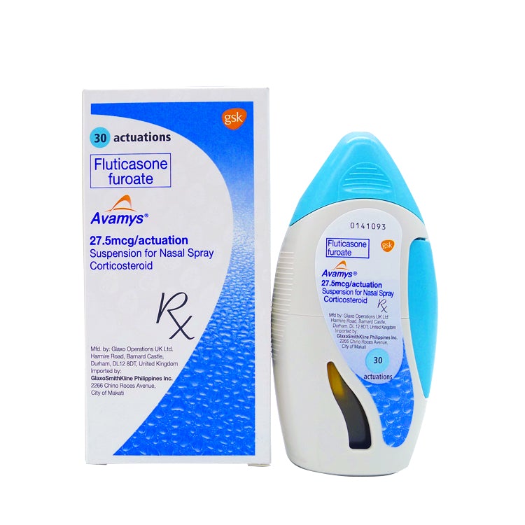 AVAMYS Fluticasone Furoate 27.5mg / act. Suspension for Nasal Spray ...