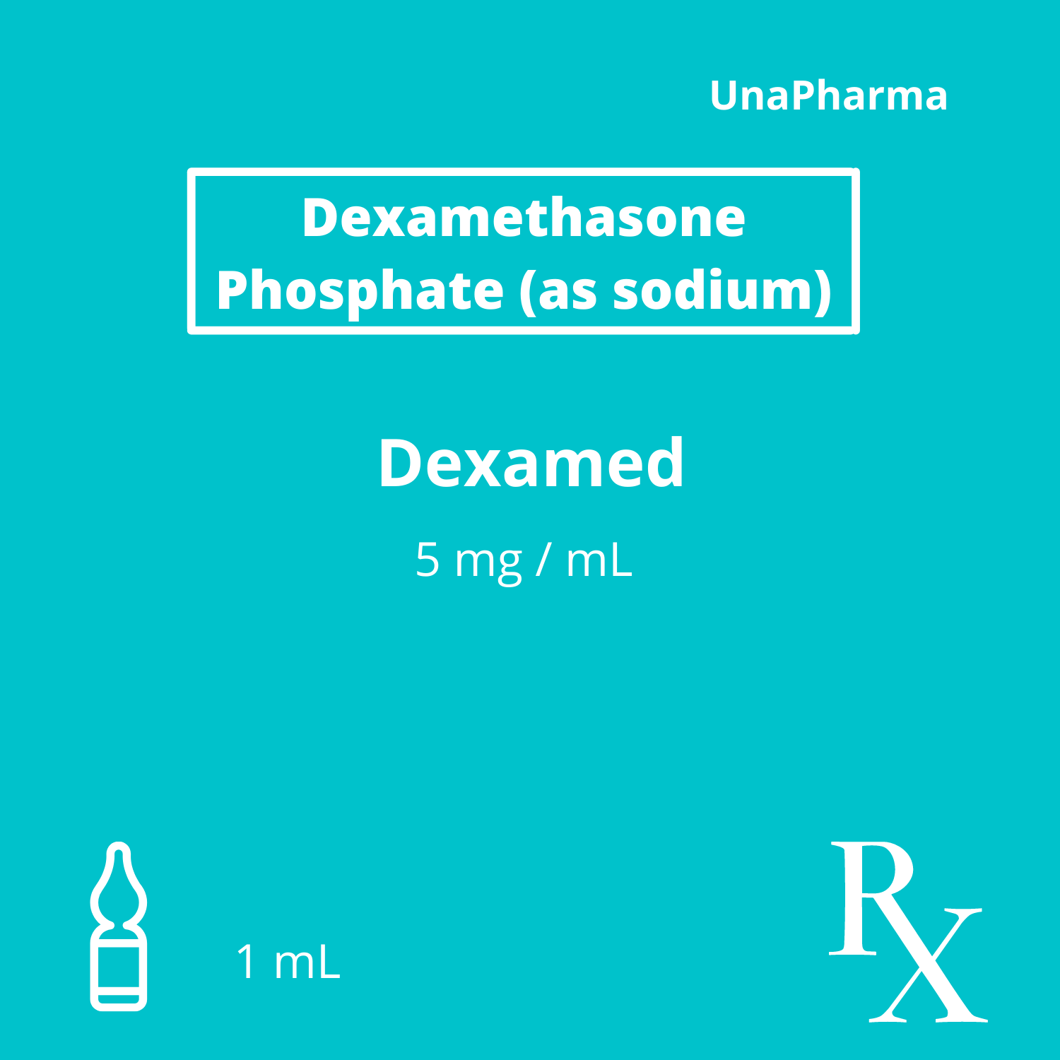 DEXAMED Dexamethasone Sodium Phosphate 5mg / mL Solution for IM/IV ...