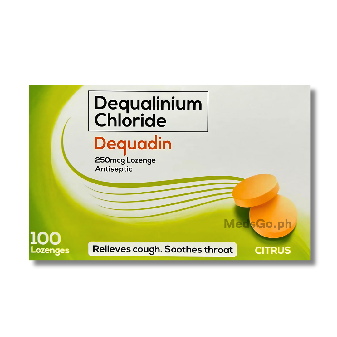 DEQUADIN CITRUS Dequalinium Chloride 250mcg Lozenge 20's Citrus price ...