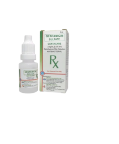 Image of GENTACARE GENTAMICIN SULFATE 0.3% (3MG / ML) OPHTHALMIC / OTIC SOLUTION 8ML