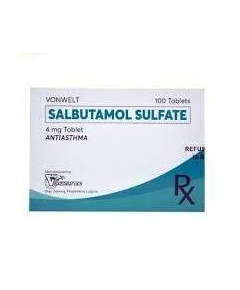 Image of SALBUTAMOL SULFATE 4MG TABLET 1'S