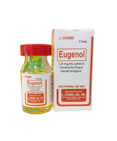 Image of J. CHEMIE EUGENOL 1.25MG / ML SOLUTION (TOOTHACHE DROPS) 7.5ML