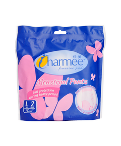 Image of CHARMEE FEMININE PADS MENSTRUAL PANTS L 2'S