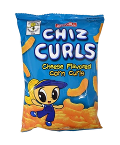 Image of CHIZ CURLS CHEESE FLAVORED CORN CURLS 55G