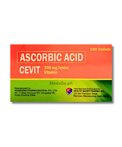 Image of CEVIT ASCORBIC ACID 500MG - 1 BOX X 100 TABS