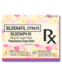 Image of SILDENAFIL 50MG - 1 TAB (SILDESAPH 50)