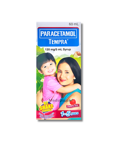 Image of TEMPRA PARACETAMOL 120MG / 5ML SYRUP 60ML STRAWBERRY