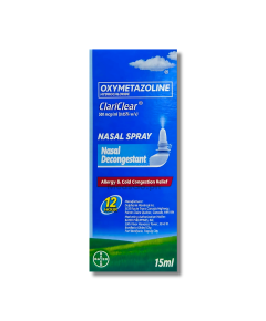 Image of CLARICLEAR OXYMETAZOLINE 0.05% NASAL SPRAY 15ML