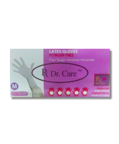 Image of DR. CARE LATEX GLOVE POWDER FREE M 1 PAIR