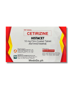 Image of HISTACET CETIRIZINE 10MG FILM-COATED TABLET 1'S