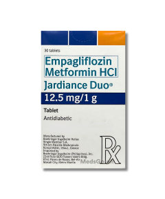 Image of JARDIANCE DUO EMPAGLIFLOZIN / METFORMIN 12.5MG / 1G - 1 BOX X 30 TABS