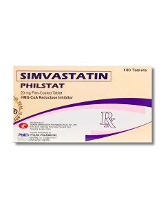 Image of PHILSTAT SIMVASTATIN 20MG FILM-COATED TABLET 1'S