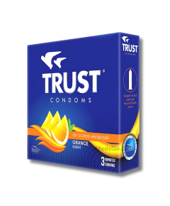 Image of TRUST CONDOMS ORANGE SCENT 3'S