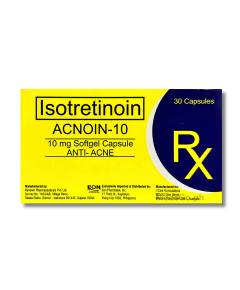 Image of ACNOIN-10 ISOTRETINOIN 10MG SOFTGEL CAPSULE 1'S