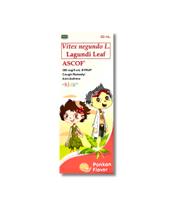 Image of ASCOF KIDS LAGUNDI 300MG / 5ML SYRUP 60ML PONKAN