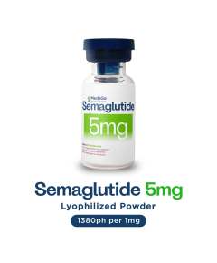 Image of COMPOUNDED SEMAGLUTIDE 5MG - LYOPHILIZED POWDER + STERILE WATER FOR INJECTION