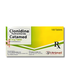 Image of CATAMED CLONIDINE HYDROCHLORIDE 75MCG TABLET 1'S