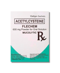 Image of FLECHEM ACETYLCYSTEINE 600MG - 1 SACHET