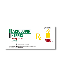 Image of HERPEX ACICLOVIR 400MG TABLET 1'S