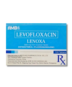 Image of LENOXA LEVOFLOXACIN 500MG FILM-COATED TABLET 1'S