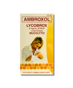 Image of LYCOBROX AMBROXOL HYDROCHLORIDE 6MG / ML SYRUP (ORAL DROPS) 15ML