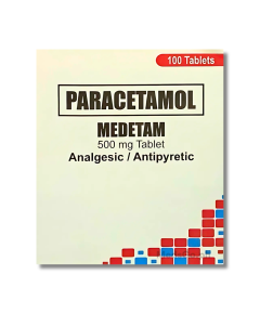 Image of MEDETAM PARACETAMOL 500MG TABLET 1'S