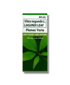 Image of PLEMEX FORTE VITEX NEGUNDO L. (LAGUNDI LEAF) 600MG / 5ML SYRUP 60ML