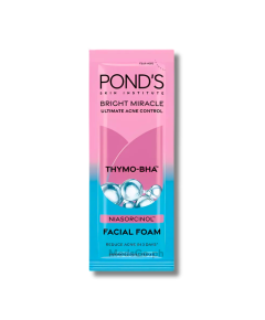 Image of POND'S BRIGHT MIRACLE ULTIMATE ACNE SOLUTION THYMO-BHA FACIAL FOAM 10G