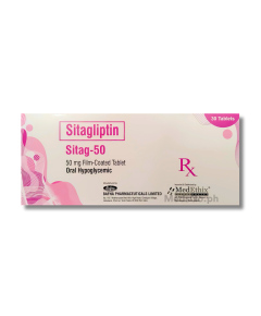 Image of SITAG-50 SITAGLIPTIN 50MG FILM-COATED TABLET 1'S