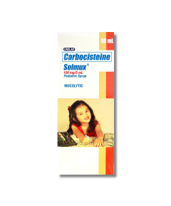 Image of SOLMUX CARBOCISTEINE 100MG / 5ML SYRUP 60ML