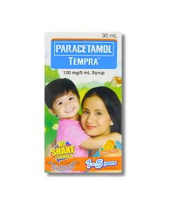 Image of TEMPRA PARACETAMOL 120MG / 5ML SYRUP 30ML ORANGE