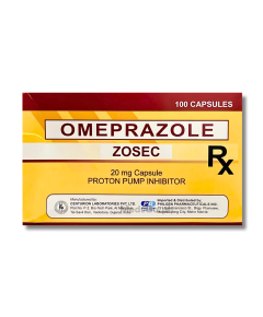 Image of ZOSEC OMEPRAZOLE 20MG CAPSULE 1'S