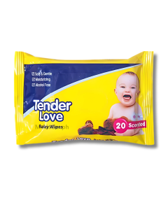 Image of TENDER LOVE BABY WIPES 20'S SCENTED