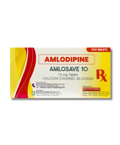 Image of AMLOSAVE 10 AMLODIPINE 10MG - 1 TABLET