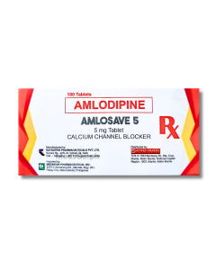 Image of AMLOSAVE 5 AMLODIPINE 5MG  - 1 TABLET