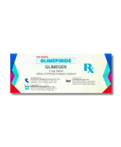 Image of GLIMEGEN GLIMEPIRIDE 2MG - 1 TABLET