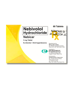 Image of NEBICAR NEBIVOLOL 5MG - 1 TABLET