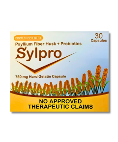 Image of SYLPRO PSYLLIUM FIBER HUSK / PROBIOTICS CAPSULE 1'S