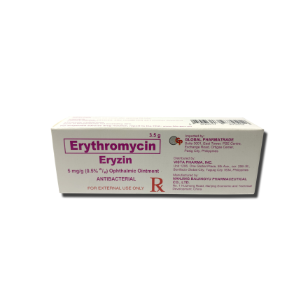 Image of ERYZIN ERYTHROMYCIN 0.5% OPHTHALMIC OINTMENT 3.5G