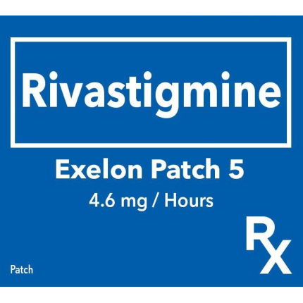 Image of EXELON PATCH 5 RIVASTIGMINE 4.6MG / 24HOURS TRANSDERMAL PATCH 30'S