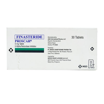 Image of PROSCAR FINASTERIDE 5MG TABLET 30'S