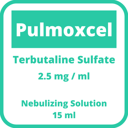 Image of PULMOXCEL TERBUTALINE SULFATE 2.5MG / ML NEBULIZING SOLUTION 15ML