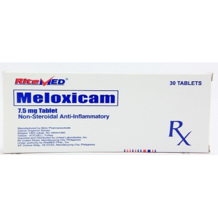 Image of RITEMED MELOXICAM 7.5MG TABLET 30'S
