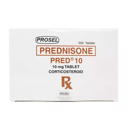 Image of PRED 10 PREDNISONE 10MG TABLET 500'S