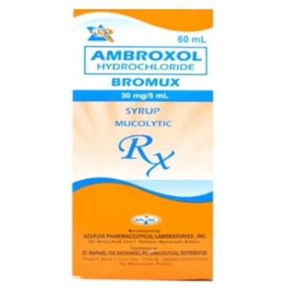 Image of BROMUX AMBROXOL HYDROCHLORIDE 30MG / 5ML SYRUP 60ML