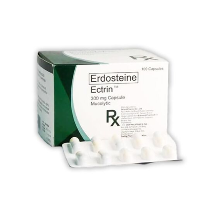 Image of ECTRIN ERDOSTEINE 300MG CAPSULE 1'S