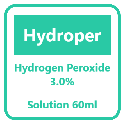 Image of HYDROPER HYDROGEN PEROXIDE 3.0% SOLUTION 60ML