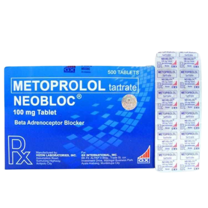 Image of NEOBLOC METOPROLOL 100MG - 1 TABLET