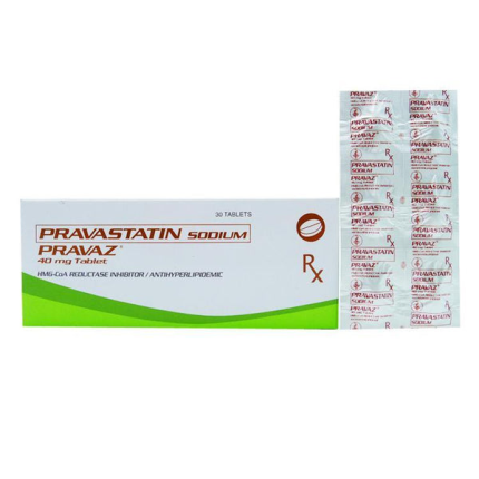 Image of PRAVAZ PRAVASTATIN SODIUM 40MG TABLET 1'S